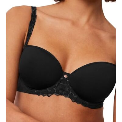 Triumph Dames Wild Azalea Florale WHP Bra, zwart, 70D Triumph Dames Wild Azalea Florale WHP Bra, zwart, 70D