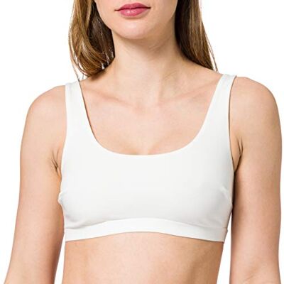 CALIDA Natural Skin Bustier voor dames, temperatuurregulerend, sneldrogend, Star White, 40-42 CALIDA Natural Skin Bustier voor dames, temperatuurregulerend, sneldrogend, Star White, 40-42
