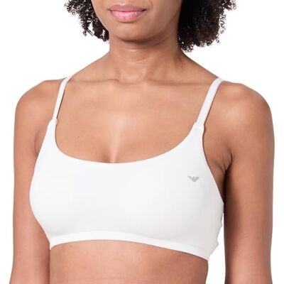 Giorgio Armani Dames Essential Studs Gewatteerde Bralette Wit XL, Wit, XL Giorgio Armani Dames Essential Studs Gewatteerde Bralette Wit XL, Wit, XL