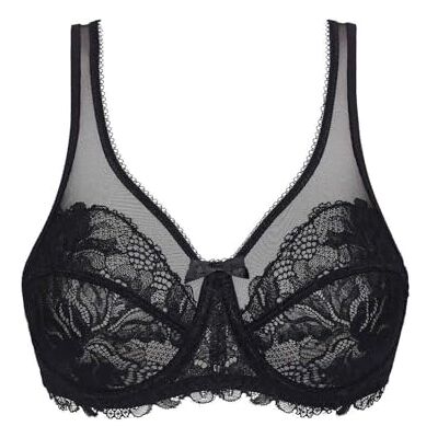 DIM Generous Essential Damesbeha met beugels, 1 stuk, Zwart, 85B DIM Generous Essential Damesbeha met beugels, 1 stuk, Zwart, 85B