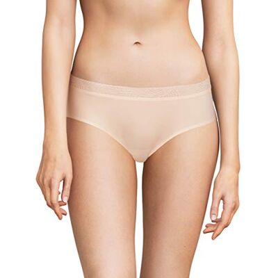 Chantelle Soft Stretch, Shorty met kant, onzichtbaar ondergoed voor dames, beige (dore), Eén Maat Chantelle Soft Stretch, Shorty met kant, onzichtbaar ondergoed voor dames, beige (dore), Eén Maat