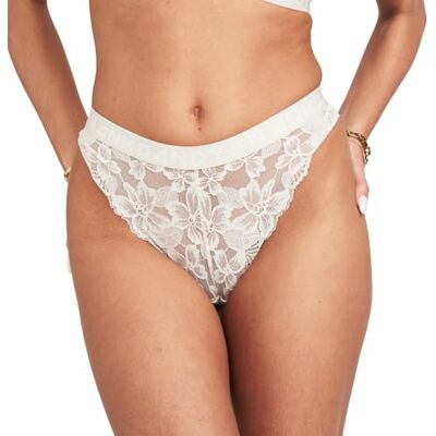 Frank Dandy Fab-u-Lace Braziliaans broekje – zacht kant, comfortabel en stijlvol, ecru, L Frank Dandy Fab-u-Lace Braziliaans broekje – zacht kant, comfortabel en stijlvol, ecru, L
