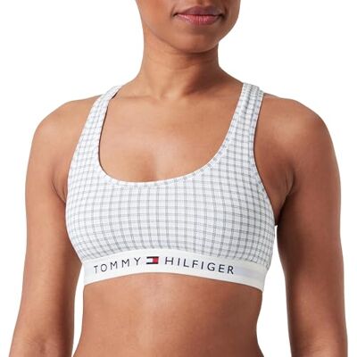 Tommy Hilfiger Beha's voor dames, Wit (Ctb Grid Check Ivoor), XS Tommy Hilfiger Beha's voor dames, Wit (Ctb Grid Check Ivoor), XS
