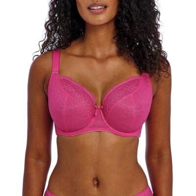 FREYA Dames plus-size Fancies beugel plunge beha, Roze, 28F FREYA Dames plus-size Fancies beugel plunge beha, Roze, 28F