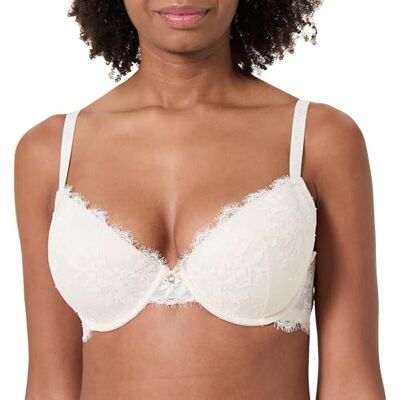 Giorgio Armani Woman's Eternal LACE Push UP Verwijderbare Pads Wit 38C, Wit, 85C Giorgio Armani Woman's Eternal LACE Push UP Verwijderbare Pads Wit 38C, Wit, 85C