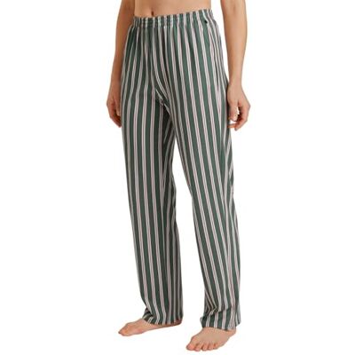 CALIDA Favourites Slaapbroek met zijzakken voor dames, van 100% katoen, Laurel Green, 36/38 NL CALIDA Favourites Slaapbroek met zijzakken voor dames, van 100% katoen, Laurel Green, 36/38 NL