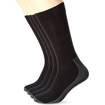 Camano Uniseks sokken (set van 4), zwart (black 0005), 47/49 EU Camano Uniseks sokken (set van 4), zwart (black 0005), 47/49 EU