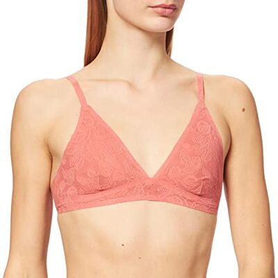ONLY Onlmynte Naadloze kanten beha voor dames, roze, M ONLY Onlmynte Naadloze kanten beha voor dames, roze, M