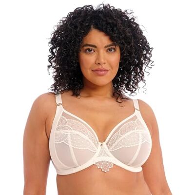 Elomi Priya Underwire Bra Plunge-BH voor dames, vanille, 80G Elomi Priya Underwire Bra Plunge-BH voor dames, vanille, 80G
