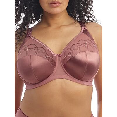 Elomi Cate Geborduurde volledige cup gebundelde underwire beha (4030), roze (rosewood), 46H Elomi Cate Geborduurde volledige cup gebundelde underwire beha (4030), roze (rosewood), 46H