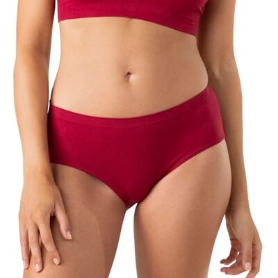Athena My Petit Prix Shorty-slip voor dames, naadloos, ultrazachte, ademende microvezel, rekbaar, Oeko-Tex®-label Standard 100, Desir rood, L Athena My Petit Prix Shorty-slip voor dames, naadloos, ultrazachte, ademende microvezel, rekbaar, Oeko-Tex®-label Standard 100, Desir rood, L