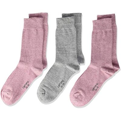 Camano Sokken (verpakking van 3 stuks) voor meisjes, Roze (Chalk Pink Melange 4300), 23-26 Camano Sokken (verpakking van 3 stuks) voor meisjes, Roze (Chalk Pink Melange 4300), 23-26