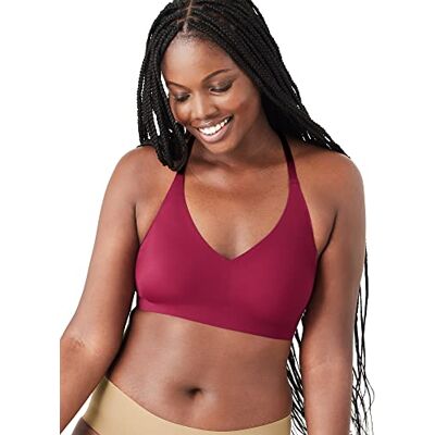 True & Co Dames True Body Triangle Lace Racerback BH, biet rood, XS True & Co Dames True Body Triangle Lace Racerback BH, biet rood, XS