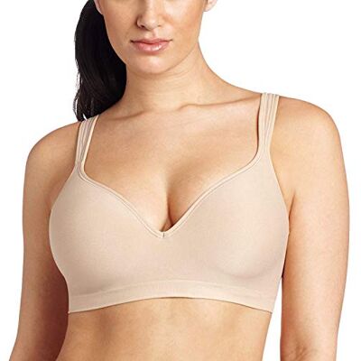 Bali Dames Comfort Revolution Volledige dekking Draadloze BH, Naakt, 75B Bali Dames Comfort Revolution Volledige dekking Draadloze BH, Naakt, 75B