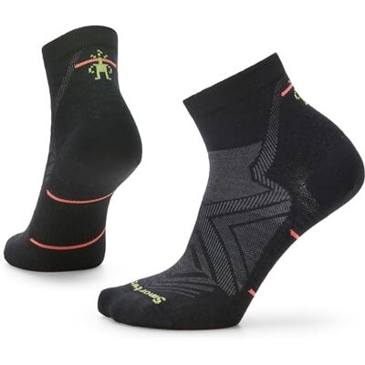 Smartwool Run Zero Cushion Ankle Sokken voor dames Black M Smartwool Run Zero Cushion Ankle Sokken voor dames Black M