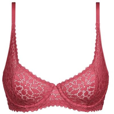 DIM Damesbeha Daily Dentelle beugel opengewerkte bloemenkant grip & comfort, Silky Rose, 75B DIM Damesbeha Daily Dentelle beugel opengewerkte bloemenkant grip & comfort, Silky Rose, 75B