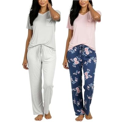 Real Essentials Hardloopshorts, ondoorzichtig voor dames, Set G Paars & Roze, M Real Essentials Hardloopshorts, ondoorzichtig voor dames, Set G Paars & Roze, M