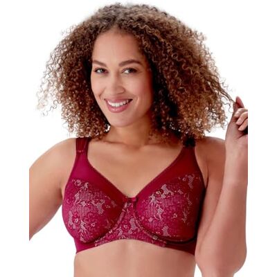 Berlei Beauty Minimizer BH, Rood (Bourgondi?, 80C Berlei Beauty Minimizer BH, Rood (Bourgondi?, 80C