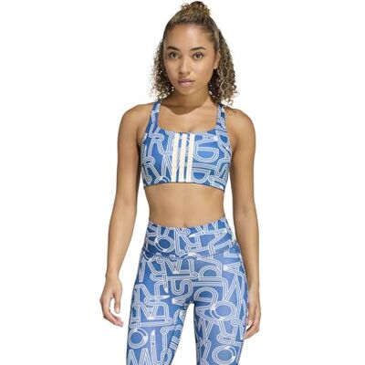 adidas Mujer x FARM RIO OPTIME BRA, dark marine/talc/cream white, S adidas Mujer x FARM RIO OPTIME BRA, dark marine/talc/cream white, S