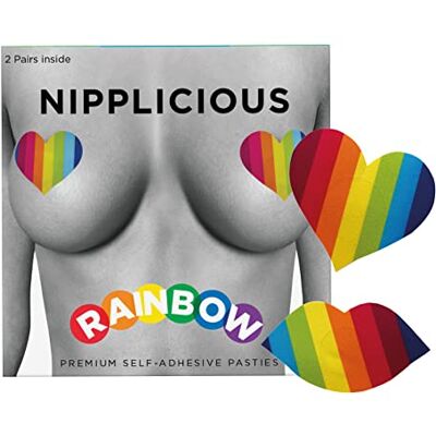 Spencer & Fleetwood Spencer and Fleetwood Regenboog tepel pasteitjes, Regenboog, one size Spencer & Fleetwood Spencer and Fleetwood Regenboog tepel pasteitjes, Regenboog, one size