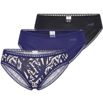 Sloggi Dames Underwear, Blue Dark Combination, XXL Sloggi Dames Underwear, Blue Dark Combination, XXL