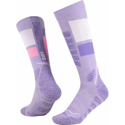 Buff ThermoNet Over the Calf Thermische sokken, demping, ondersteuning van de voetboog, ademend, comfort, anti-blaren, Nive, ski's voor heren en dames, M Lilac Buff ThermoNet Over the Calf Thermische sokken, demping, ondersteuning van de voetboog, ademend, comfort, anti-blaren, Nive, ski's voor heren en dames, M Lilac