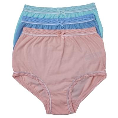 Marlon Victoria dames Volledige korte (3-Pack) Comfort van puur katoen, multipack van 3, pasteltinten, zacht elastisch, hoge taille Marlon Victoria dames Volledige korte (3-Pack) Comfort van puur katoen, multipack van 3, pasteltinten, zacht elastisch, hoge taille