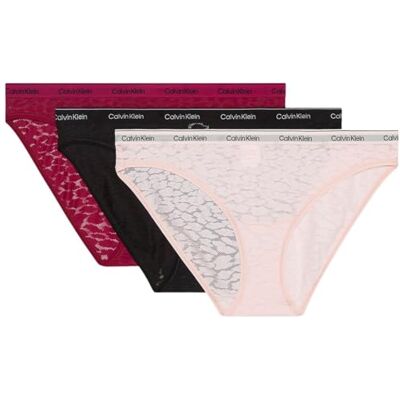 Calvin Dames BIKINI 3PK 000QD5069E Bikini, Roze (BIET RED/BLACK/EGGSHELL ROZE), XS, Roze (bietenrood/zwart/eierschaalroze), XS Calvin Dames BIKINI 3PK 000QD5069E Bikini, Roze (BIET RED/BLACK/EGGSHELL ROZE), XS, Roze (bietenrood/zwart/eierschaalroze), XS