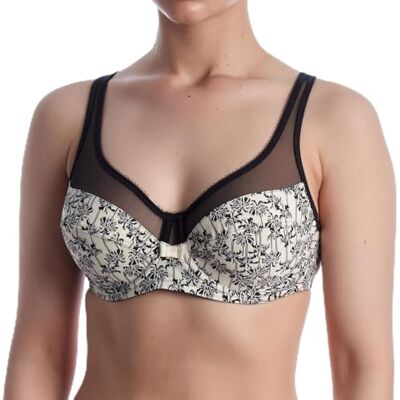 DIM Dames Femme-Soutien-Gorge Generous Classic X1 Maintia BH, tropisch, 85C DIM Dames Femme-Soutien-Gorge Generous Classic X1 Maintia BH, tropisch, 85C