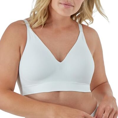 Bali Draadloze damesbeha, Comfort Revolution, moderne naadloze, flexibele beugelvrije beha, wit, M, Wit, M Bali Draadloze damesbeha, Comfort Revolution, moderne naadloze, flexibele beugelvrije beha, wit, M, Wit, M