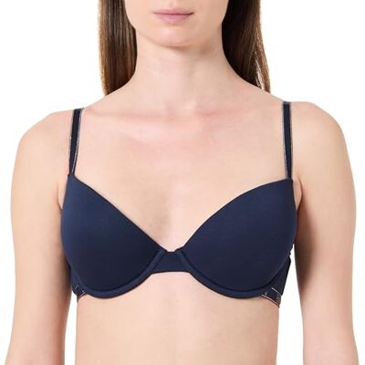 Giorgio Armani Woman's Essential Studs Push UP Verwijderbare Pads Blauw 36A, Blauw, 80A Giorgio Armani Woman's Essential Studs Push UP Verwijderbare Pads Blauw 36A, Blauw, 80A