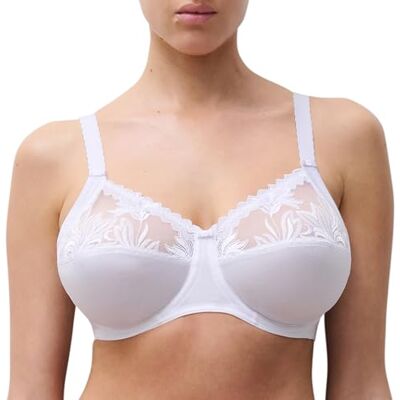 Chantelle AMAZONE, zeer bedekte beugelbeha, damesondergoed, wit, 80E Chantelle AMAZONE, zeer bedekte beugelbeha, damesondergoed, wit, 80E