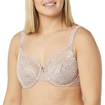 Bali Dames kant verlangen beugelbh Df6543, avondblush, 38D Bali Dames kant verlangen beugelbh Df6543, avondblush, 38D