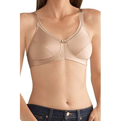 Amoena Dames Rita Draadvrij met Coolmaxa Pockets BH, Naakt, 100C Amoena Dames Rita Draadvrij met Coolmaxa Pockets BH, Naakt, 100C