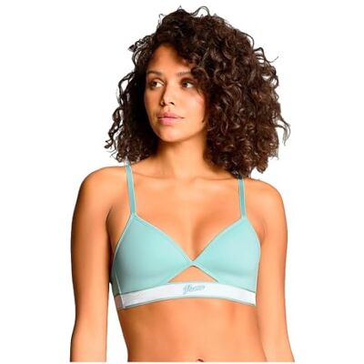 PUMA Dames PEEK-A-BOO Triangle Top 1P, munt, S PUMA Dames PEEK-A-BOO Triangle Top 1P, munt, S
