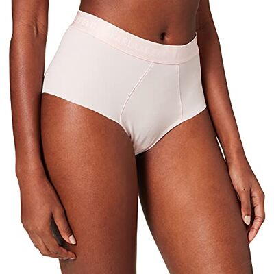 KARL LAGERFELD Dames High-Rise Briefs, Roze, L KARL LAGERFELD Dames High-Rise Briefs, Roze, L
