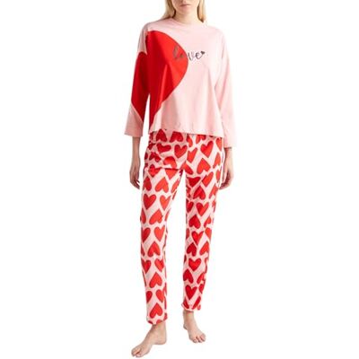 United Bovendeel van de pyjama voor dames, Roze, XXS United Bovendeel van de pyjama voor dames, Roze, XXS