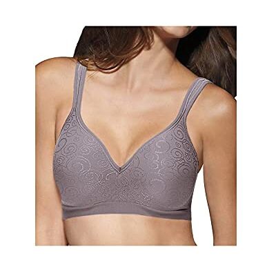Bali Comfort Revolution Wire Free Bra voor dames, Warme stalen Swirl, 95C Bali Comfort Revolution Wire Free Bra voor dames, Warme stalen Swirl, 95C