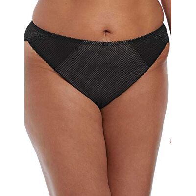 Elomi Dames Charley Mid-Rise Braziliaanse Korte zwart M Elomi Dames Charley Mid-Rise Braziliaanse Korte zwart M