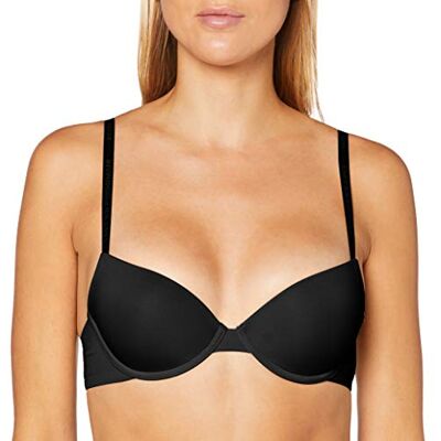 Giorgio Armani Dames Basic Bonding Microfiber Push Up BH, zwart, 80C Giorgio Armani Dames Basic Bonding Microfiber Push Up BH, zwart, 80C