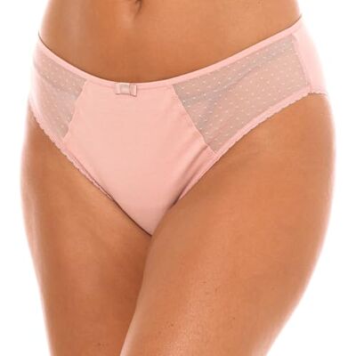 DIM Generous Dames Naadloze Slipje Biologisch Katoen x1, Roze klei, L DIM Generous Dames Naadloze Slipje Biologisch Katoen x1, Roze klei, L