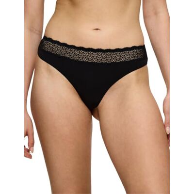 Triumph Dames Feel of Modal String Underwear, zwart, M Triumph Dames Feel of Modal String Underwear, zwart, M