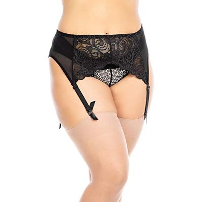 BIGGI BIG Jarretelgordel plus size -zwart-52-54 (3XL) BIGGI BIG Jarretelgordel plus size -zwart-52-54 (3XL)