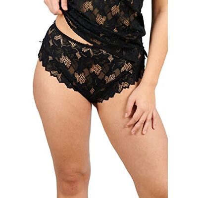 Sans Complexe Dames Slipje, Effen, zwart, 38/40 Sans Complexe Dames Slipje, Effen, zwart, 38/40