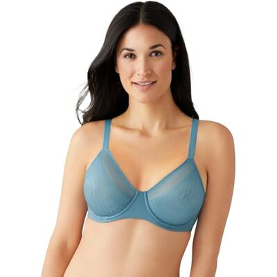 Wacoal Elevated Allure Underwire beha voor dames, met volledige afdekking, blauw., 90F Wacoal Elevated Allure Underwire beha voor dames, met volledige afdekking, blauw., 90F