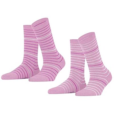 FALKE ESPRIT Damessokken (verpakking van 2), Rood (Orchid 8621), 39-42 FALKE ESPRIT Damessokken (verpakking van 2), Rood (Orchid 8621), 39-42