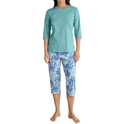 CALIDA Coastal Dreams Pyjama 3/4 Ice Green, maat 36-38, Ice Green, 36/38 CALIDA Coastal Dreams Pyjama 3/4 Ice Green, maat 36-38, Ice Green, 36/38