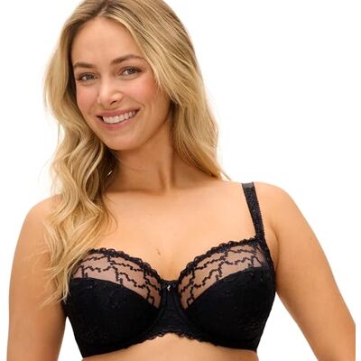 FANTASIE Vrouwen Ana Onderdraad Side Support Bra Volledige dekking, Zwart, 80N FANTASIE Vrouwen Ana Onderdraad Side Support Bra Volledige dekking, Zwart, 80N