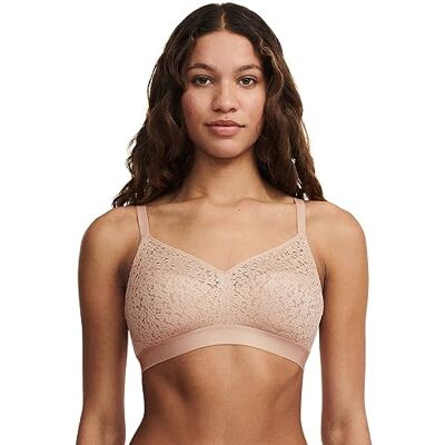 Chantelle Norah ondersteunende beugelvrije beha voor dames, Naakt Blush, 70D Chantelle Norah ondersteunende beugelvrije beha voor dames, Naakt Blush, 70D
