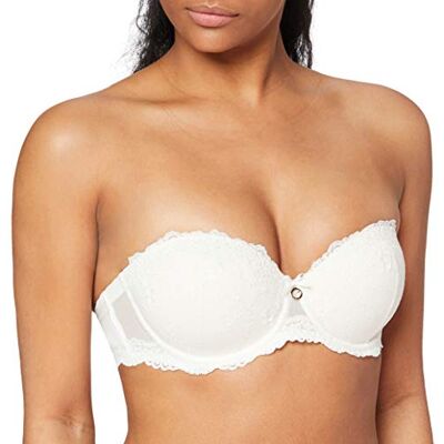 Aubade Bandeau BH voor dames, Perle, 65E Aubade Bandeau BH voor dames, Perle, 65E
